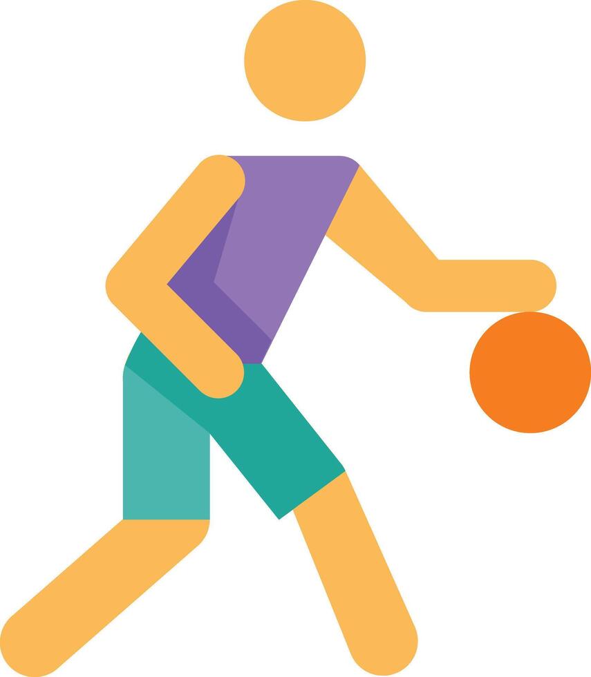 baloncesto jugador clipart vector