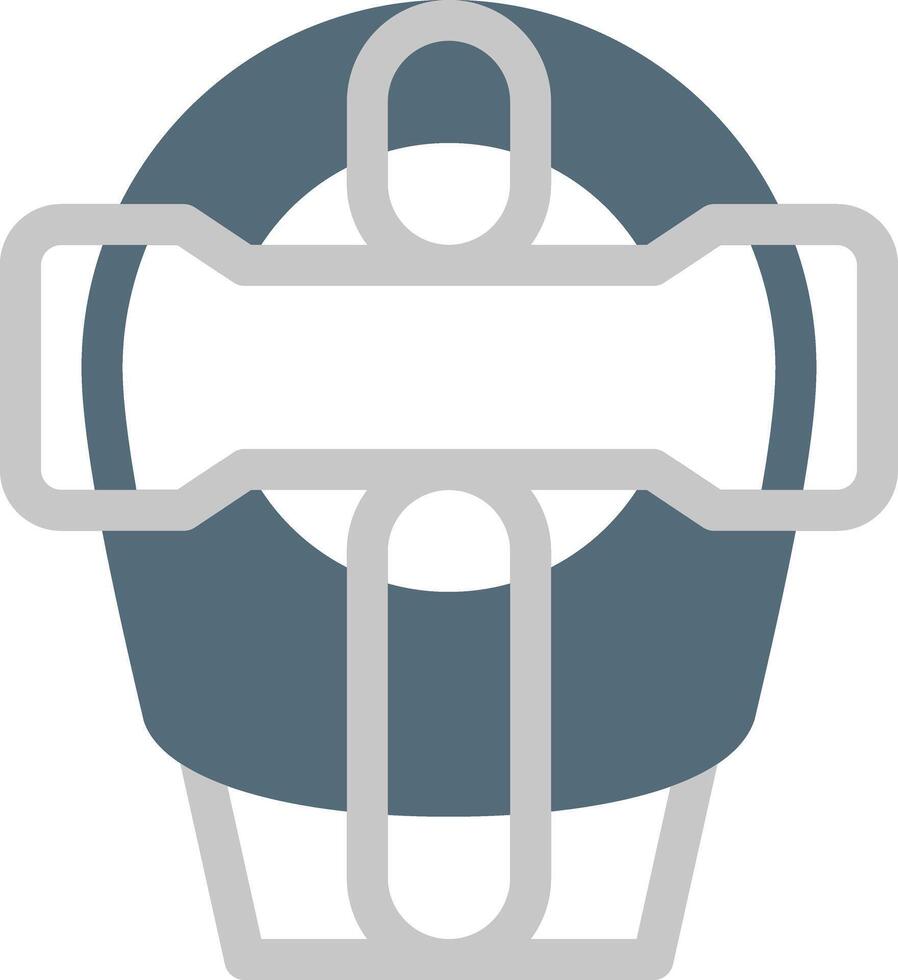 a helmet with a handle on it vector