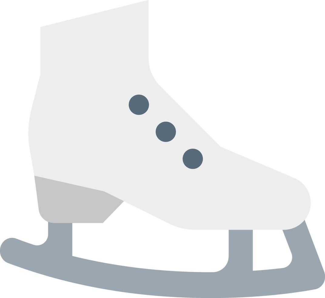 hielo patinar icono ilustración vector