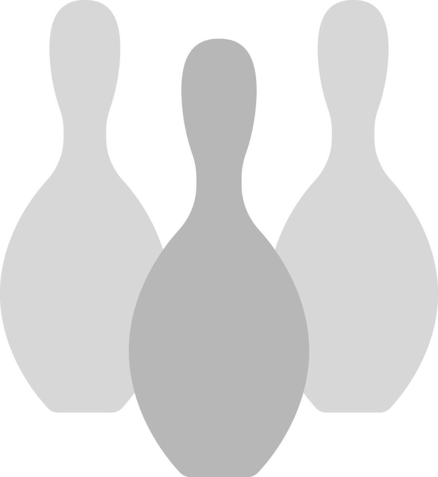 bowling pins icon vector