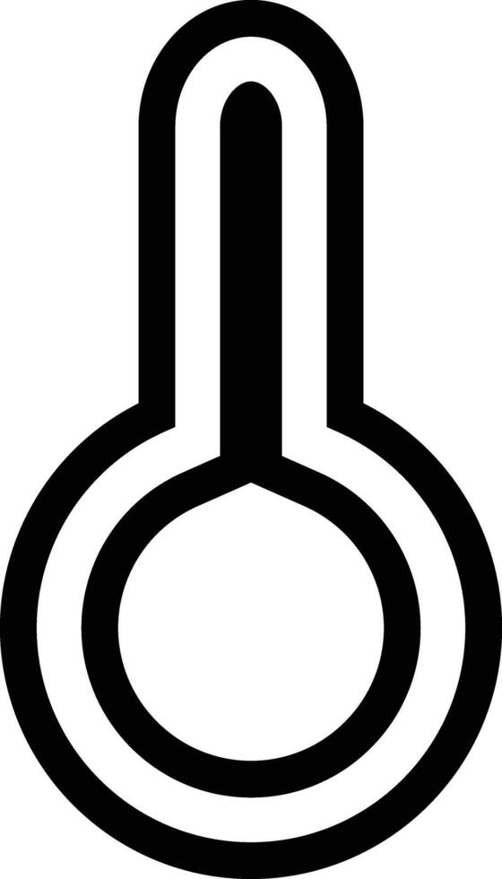 a black and white logo of a thermometer vector