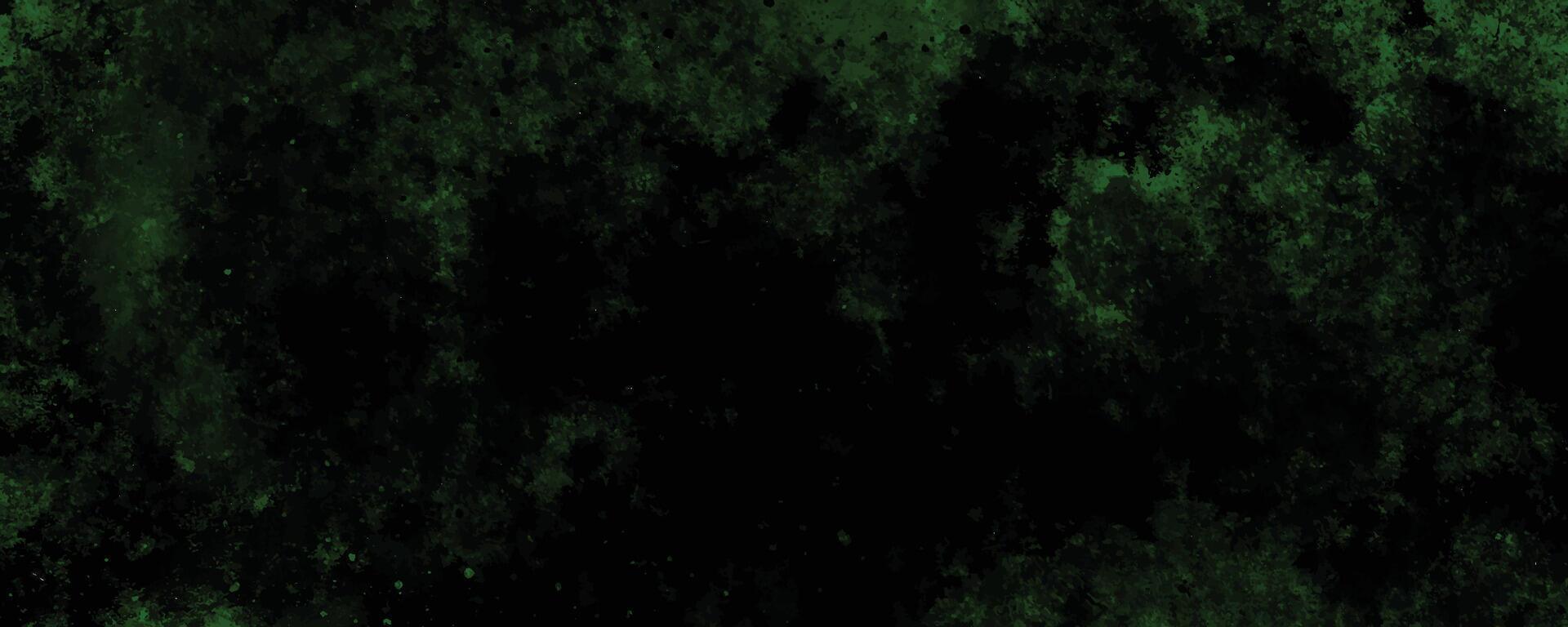 Scratch grunge urban background, distressed green grunge texture on a dark background vector