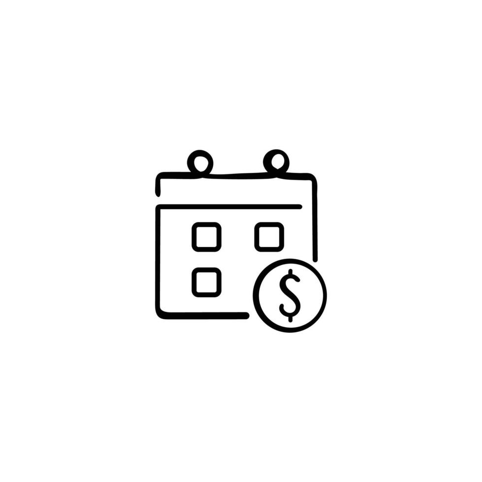 Financial Planning Line Style Icon Design vector