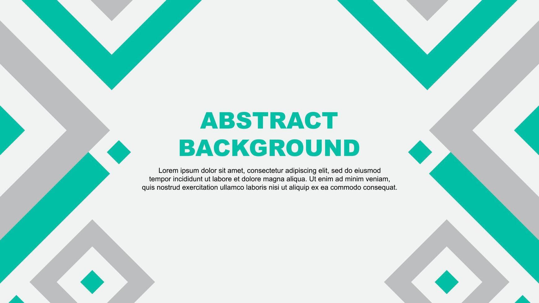 Abstract Background Design Template. Banner Wallpaper Illustration. Teal Green Template vector