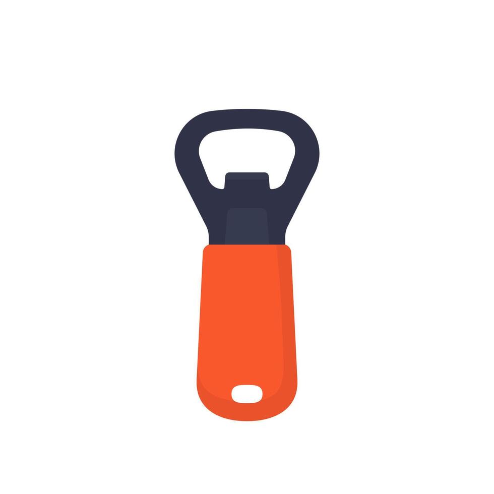 Bottle opener isolated on white vector