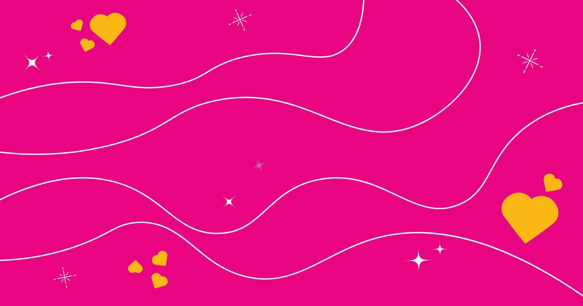 Abstract background with pink color and y2k style. vector