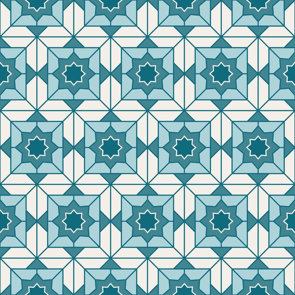 arabic-geometric-mosaic-printable-seamless-pattern-with-abstract-moroccan-print-in-blue-and-orange-colors-ramadan-kareem-traditional-islamic-art-illustration-background-43195195-vector-art-at-vecteezy