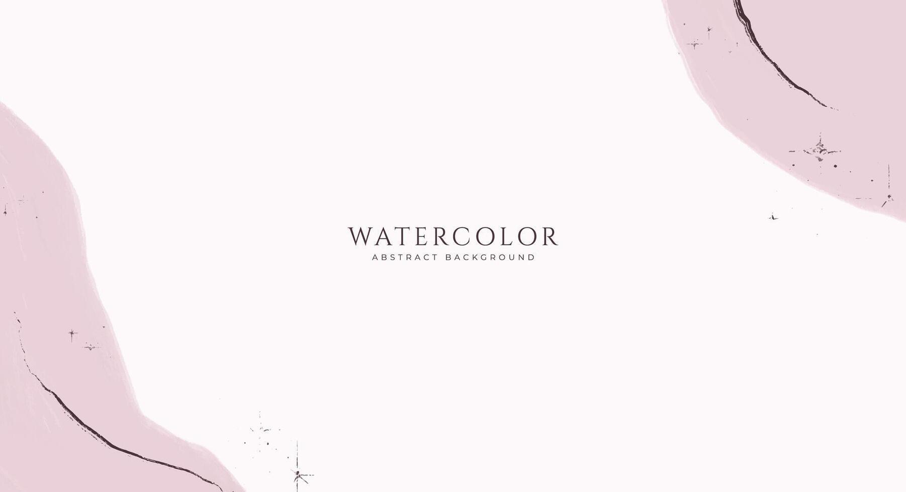 Abstract horizontal watercolor background. Neutral light colored empty space background illustration vector