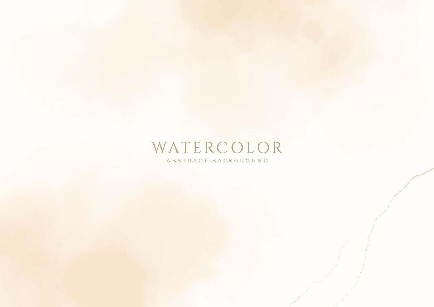 Abstract horizontal watercolor background. Neutral light colored empty space background illustration vector