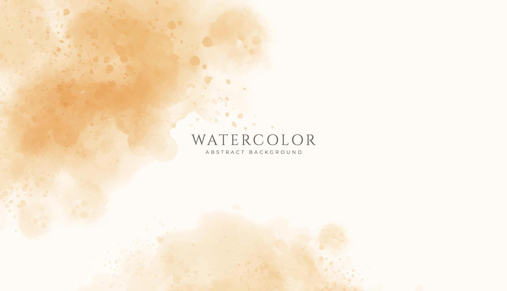 Abstract horizontal watercolor background. Neutral light colored empty space background illustration vector