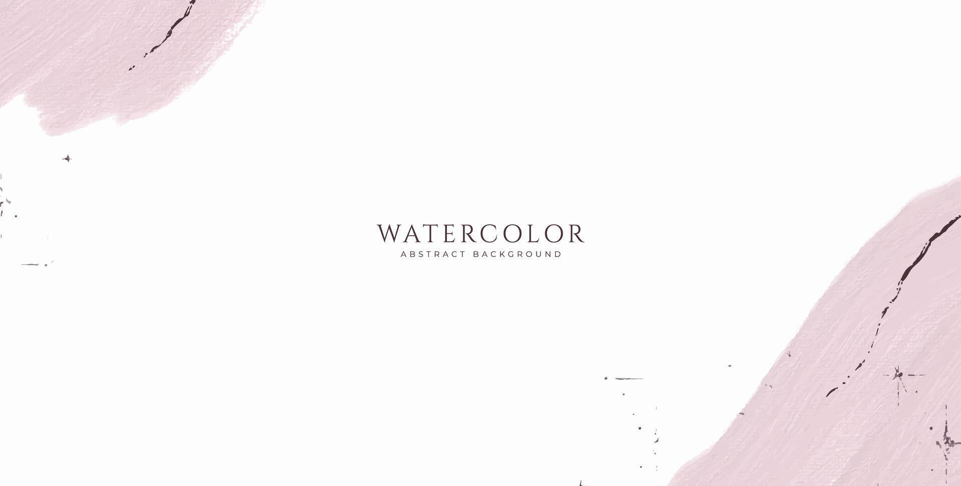 Abstract horizontal watercolor background. Neutral light colored empty space background illustration vector