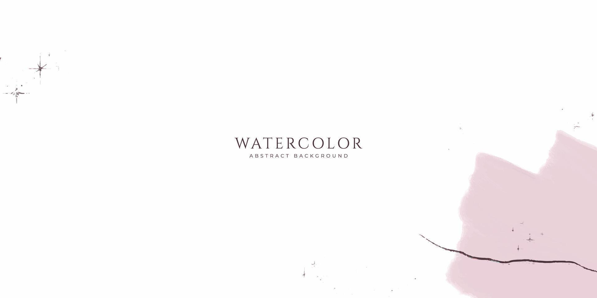 Abstract horizontal watercolor background. Neutral light colored empty space background illustration vector