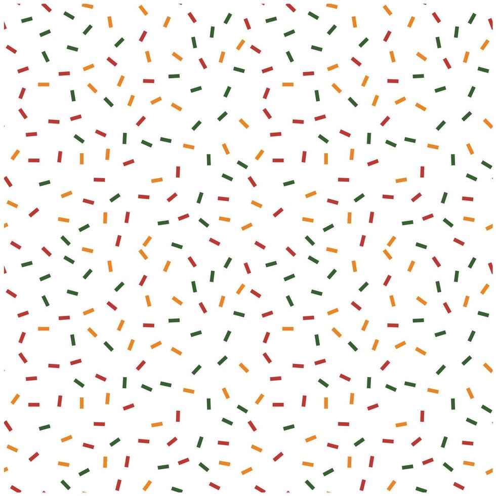 Confetti For Juneteenth Background Decoration vector