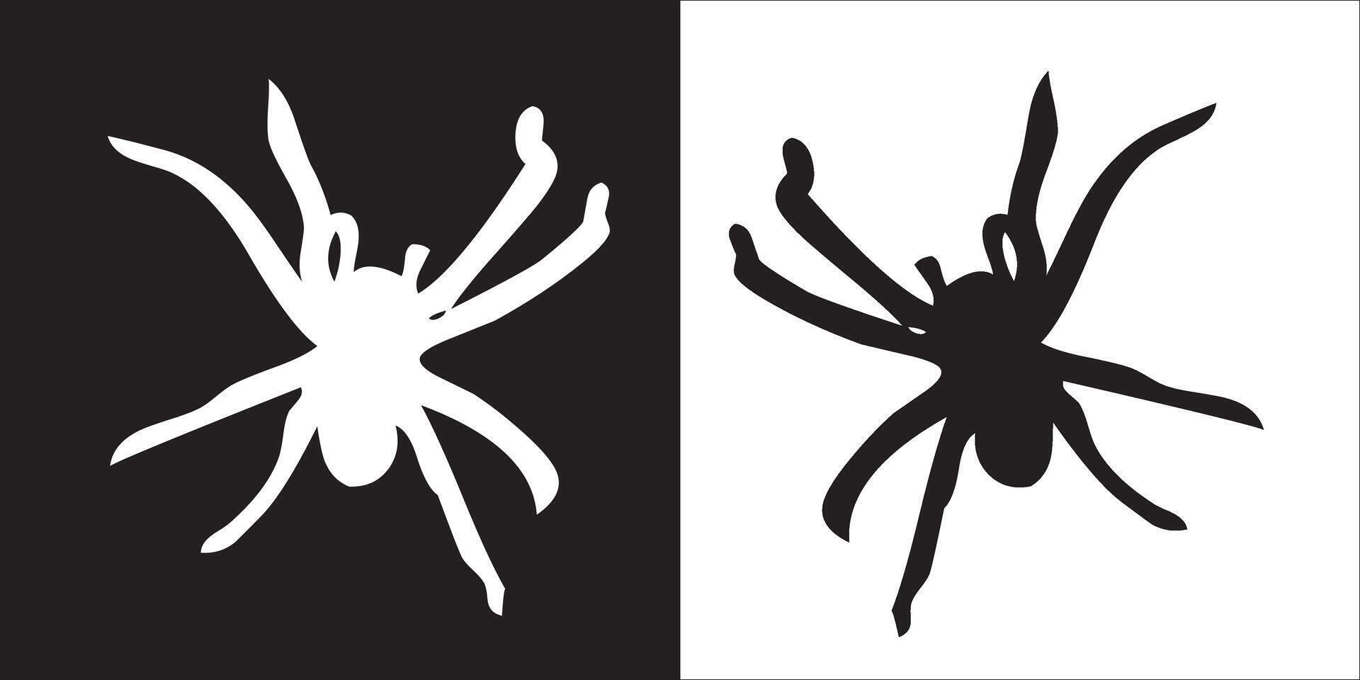 Illustration image of spider icon vector