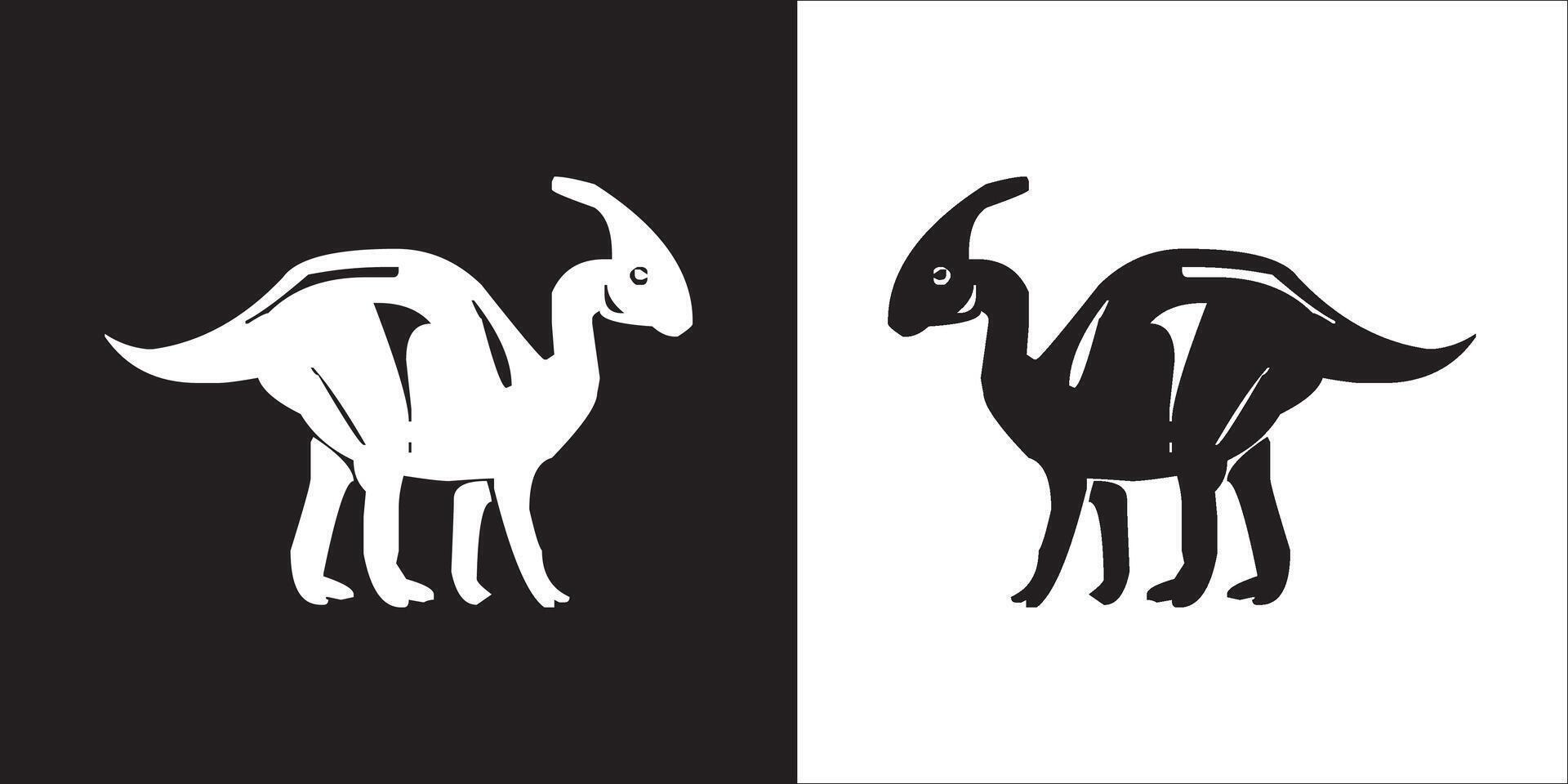 Illustration image of dinosaur icon vector