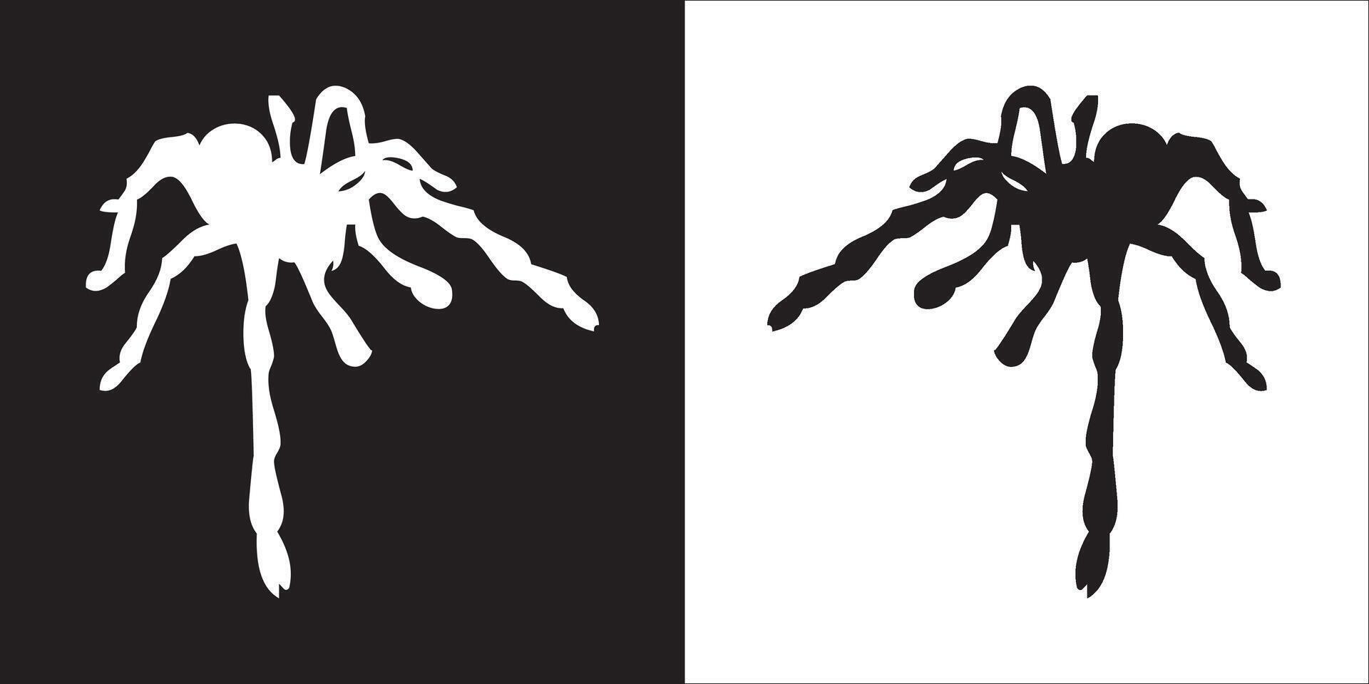 Illustration image of spider icon vector