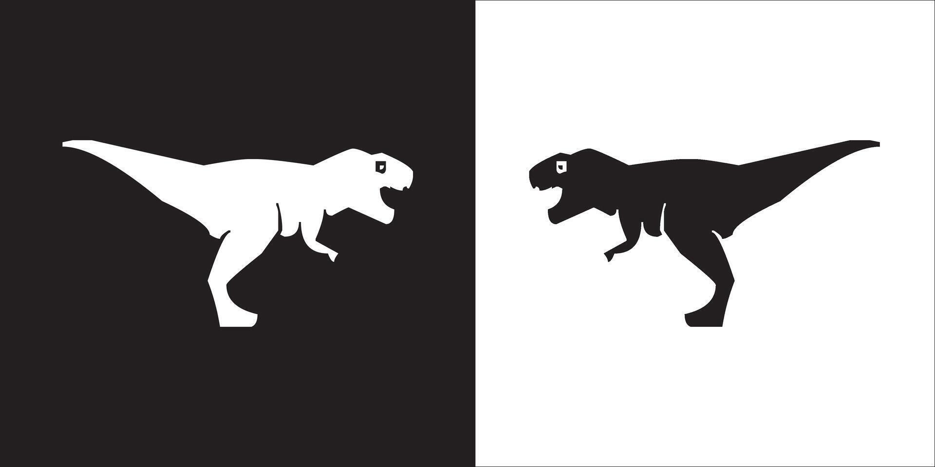 Illustration image of dinosaur icon vector