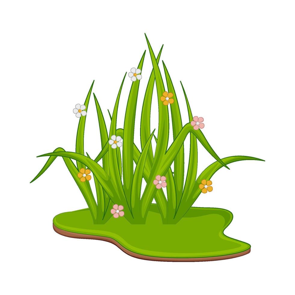 Illustration of grass vector