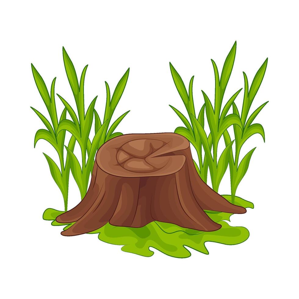 Illustration of grass vector