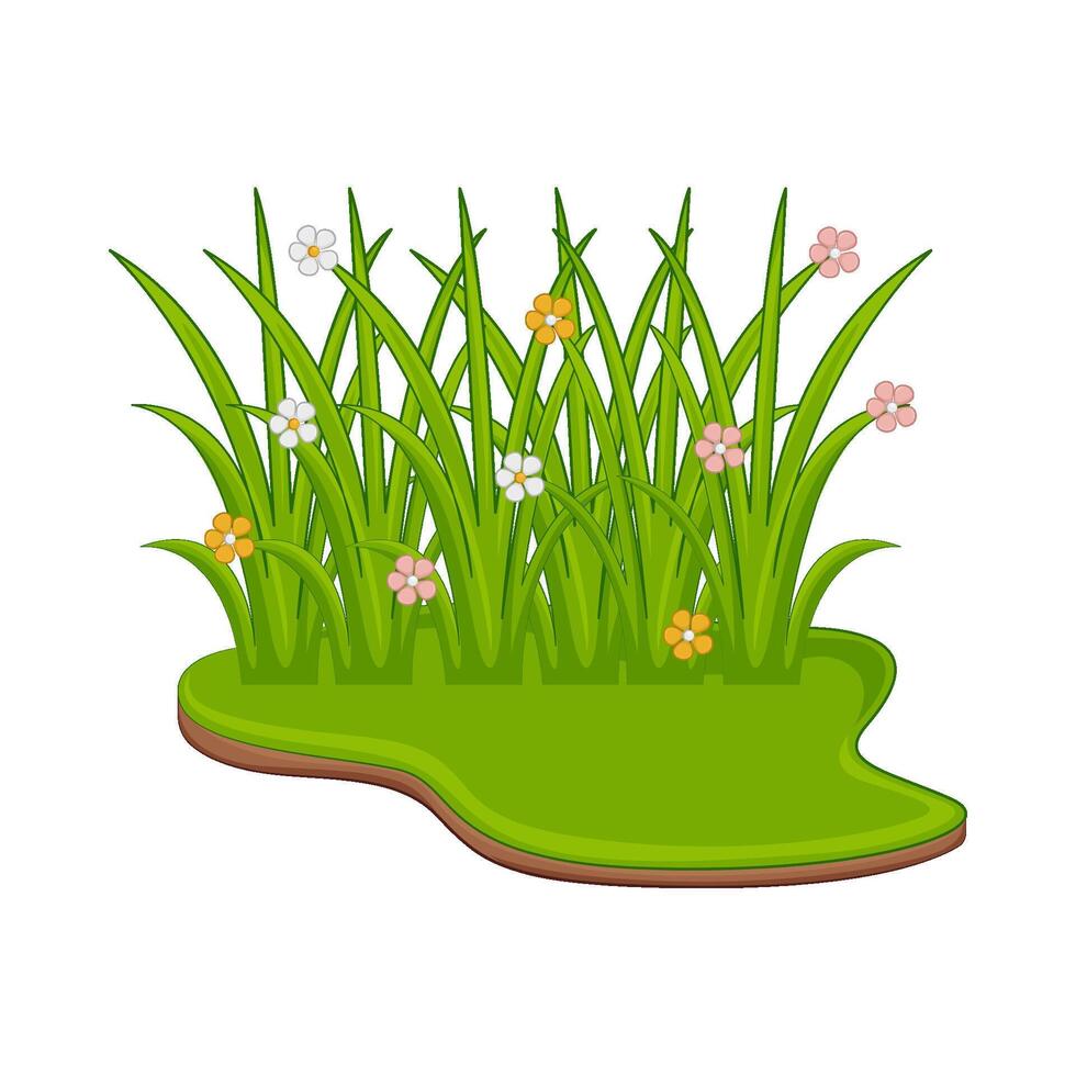 Illustration of grass vector