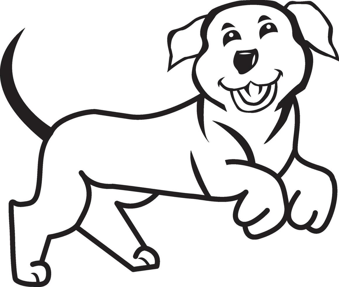 cute dog lover vector