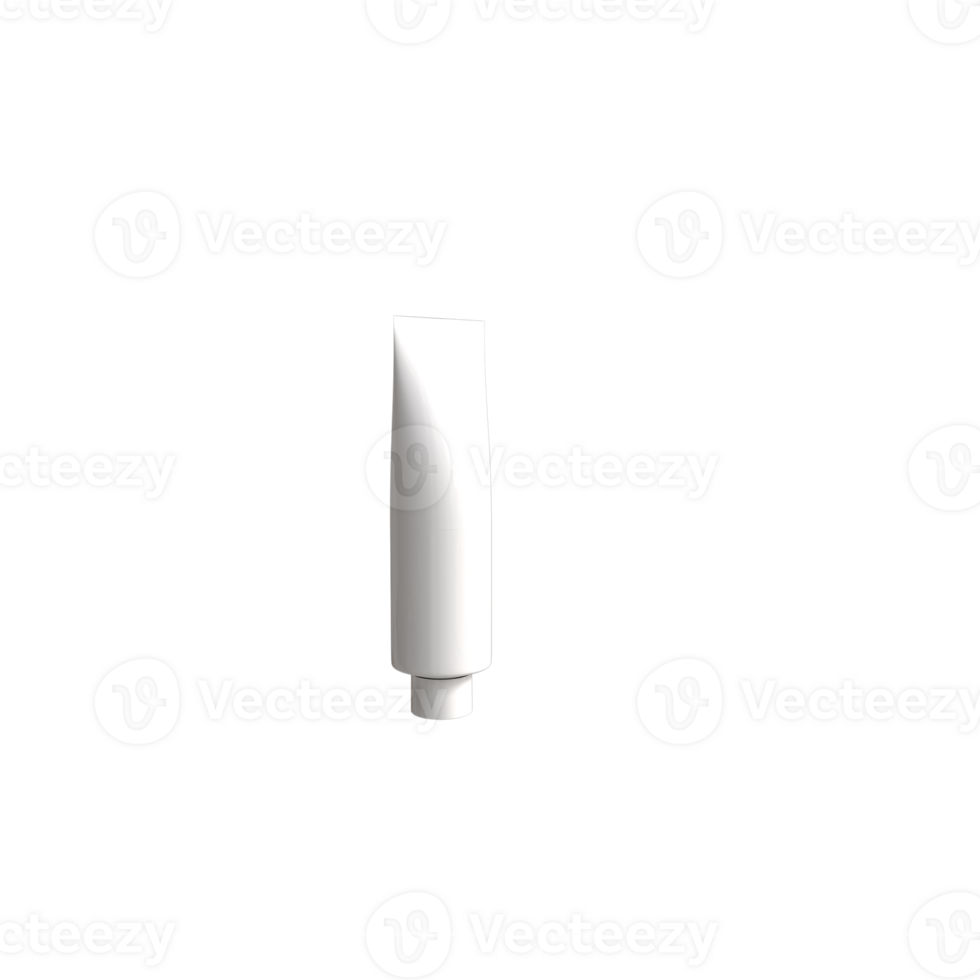 3d cream tube rendering for medical cream, toothpaste, cosmetic, etc. cream tube for mockup Design. png