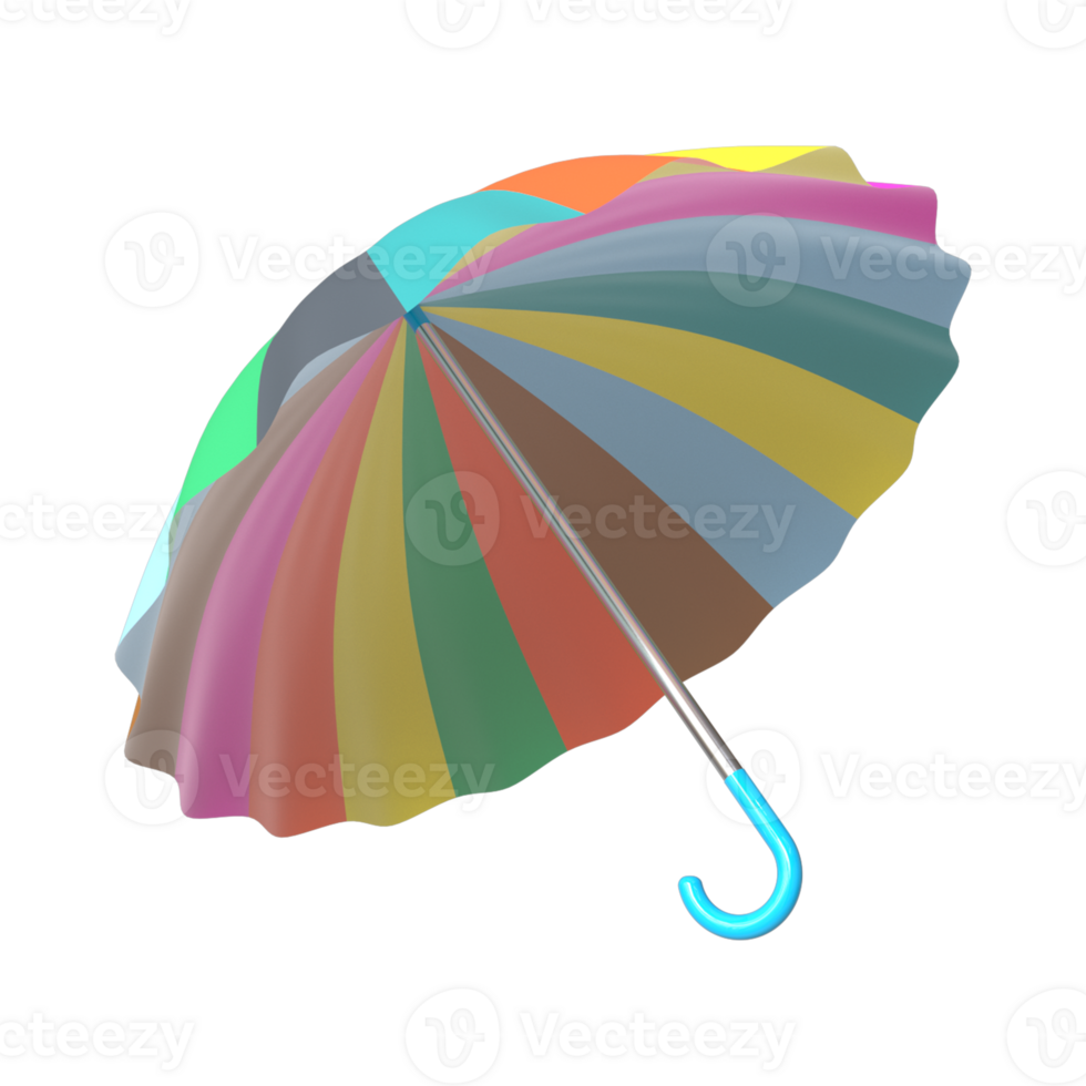 Multicolor Umbrella Design - A Splash of Rainy-Day Elegance png