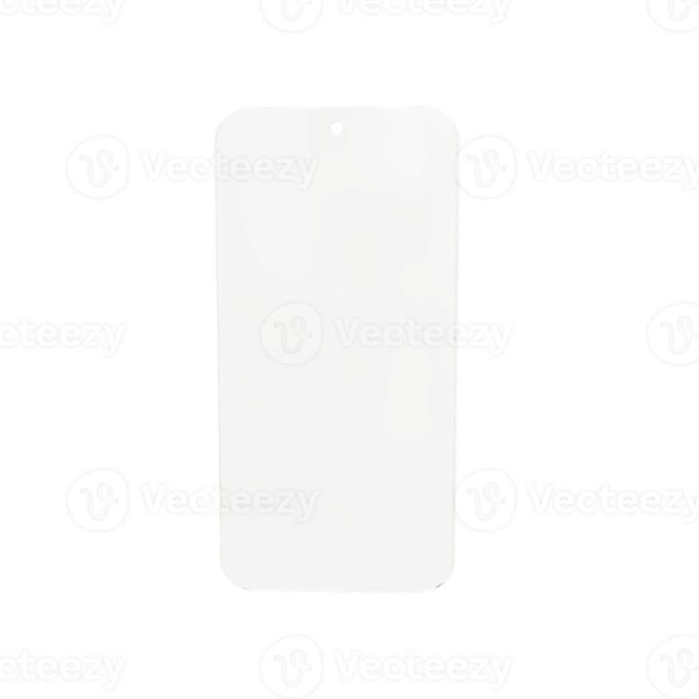 Tempered Transparent Mobile Glass - Reinforced Clarity for Your Device png