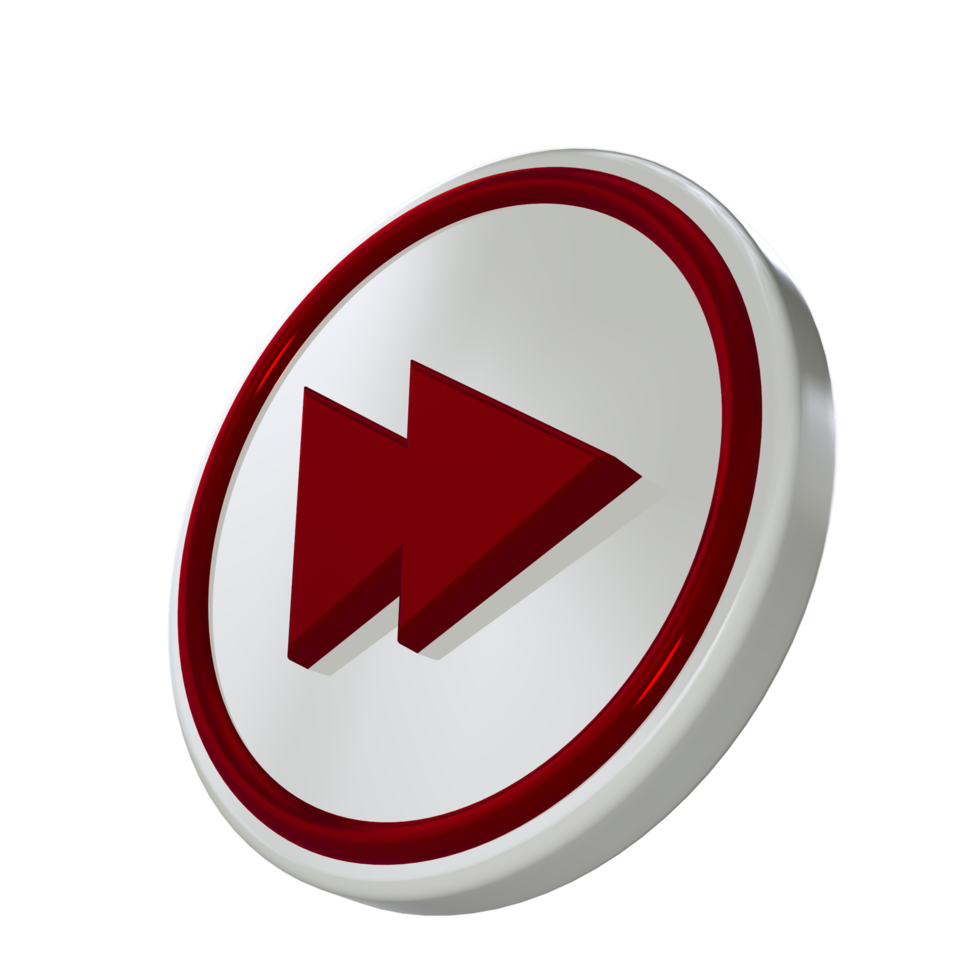 Il prossimo icona con rosso Materiale png