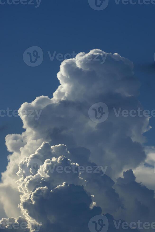 White cloud on the sky photo