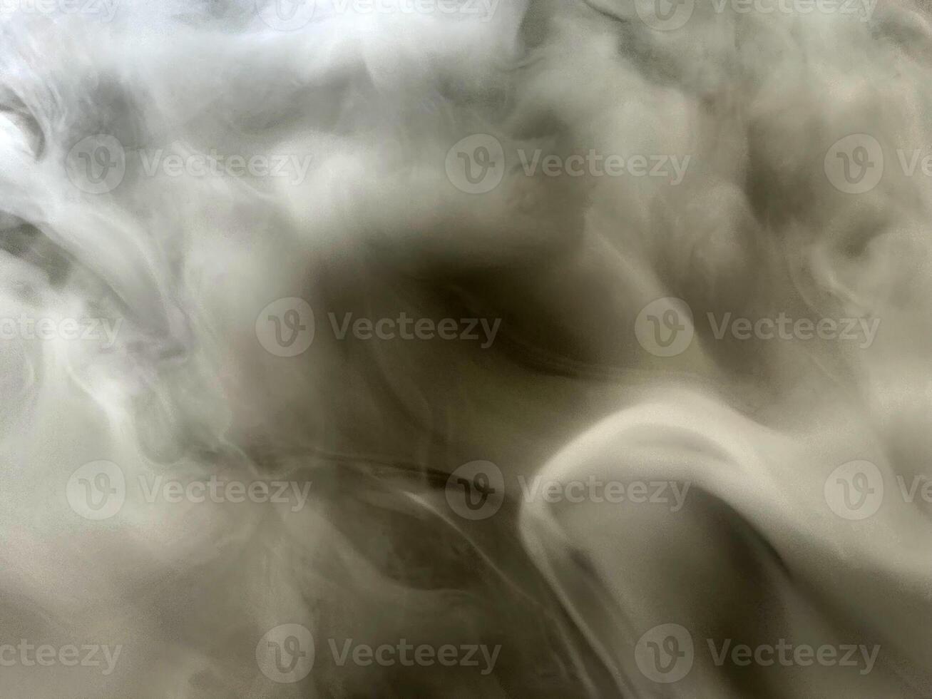Abstract fog or smoke on black color background photo