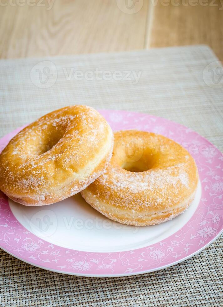 Donuts close up photo