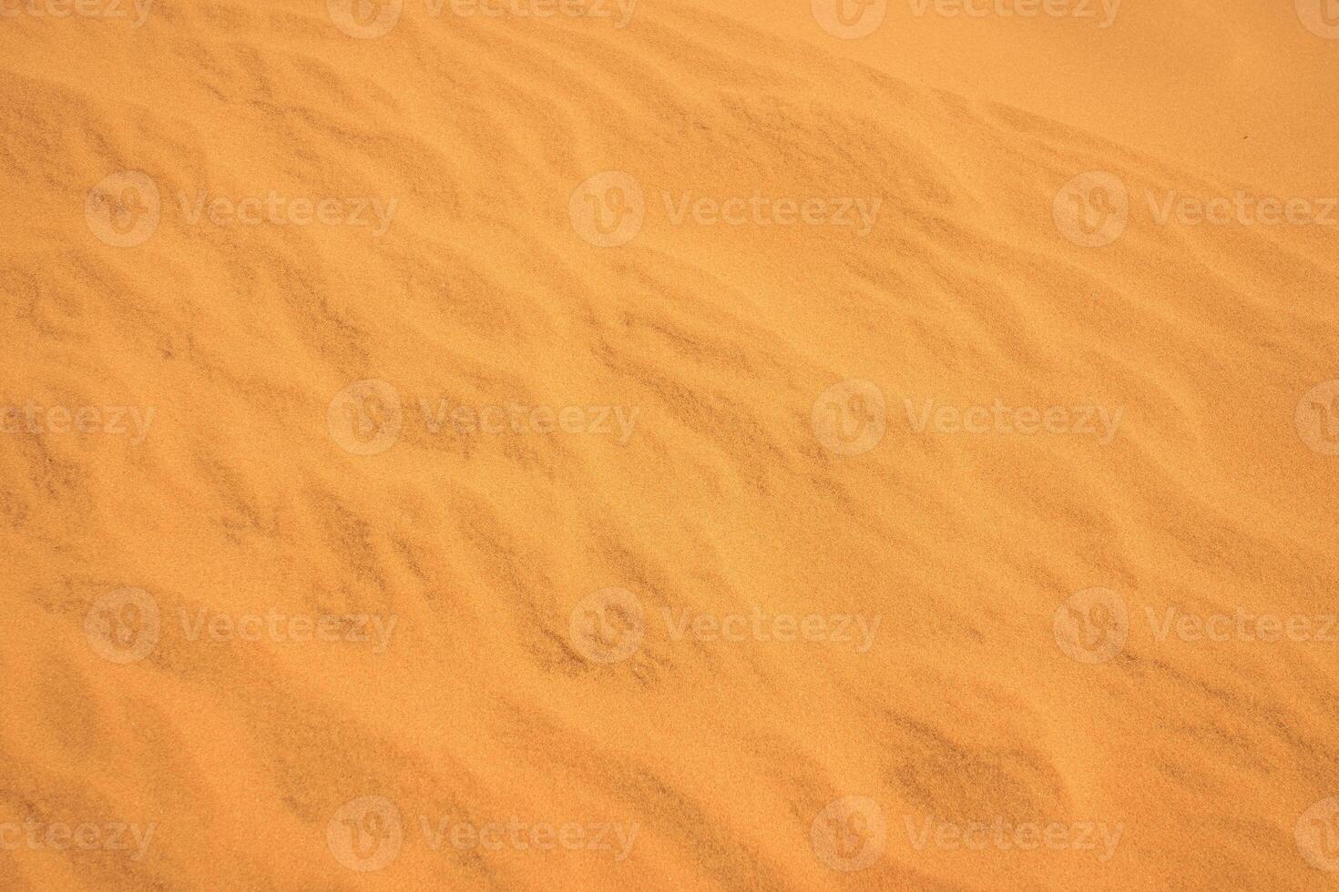 The texture of sand in the desert as a natural background. photo