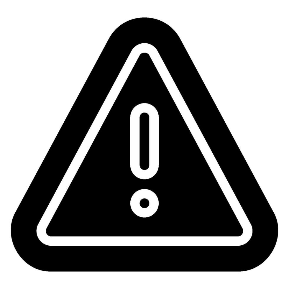 notice glyph icon vector