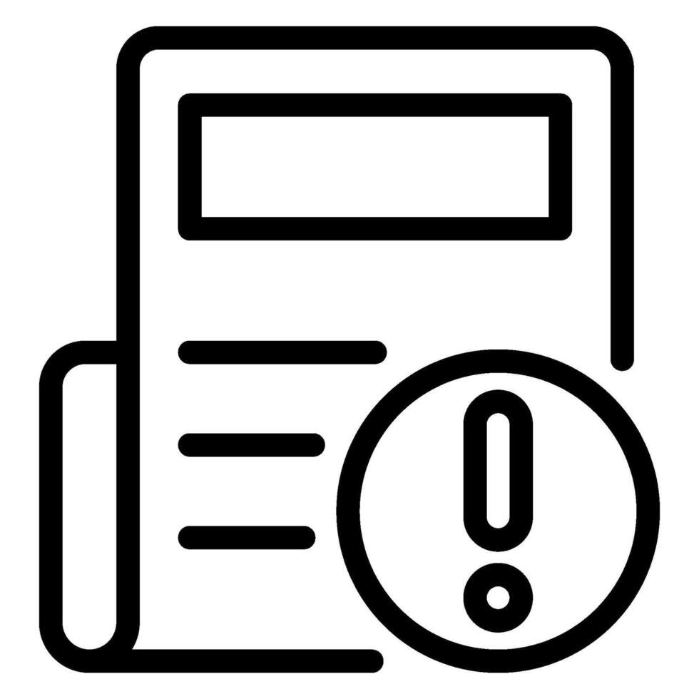 journal line icon vector