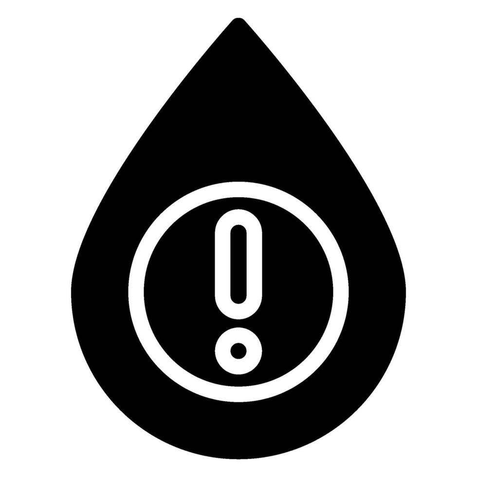 water glyph icon vector