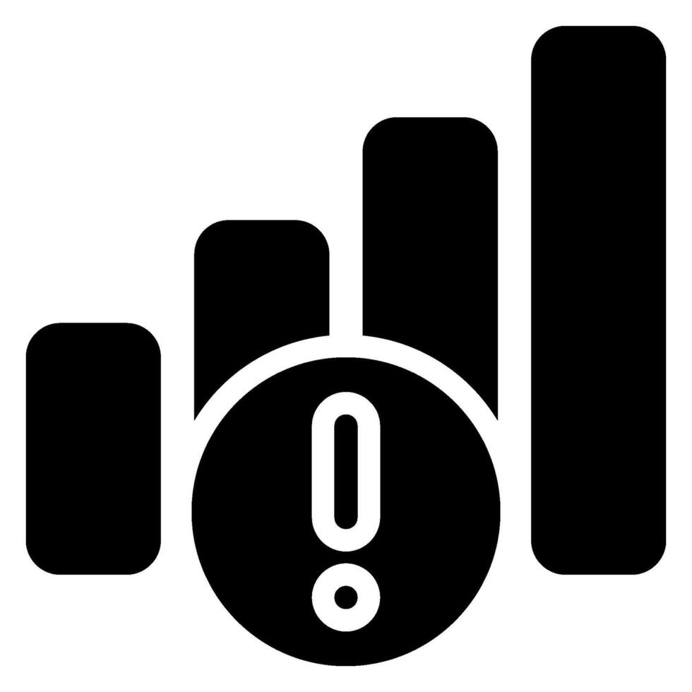 graph glyph icon vector