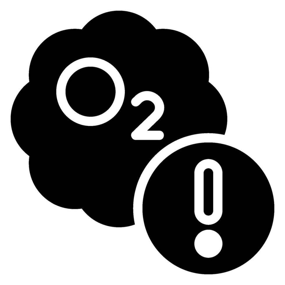 oxygen glyph icon vector