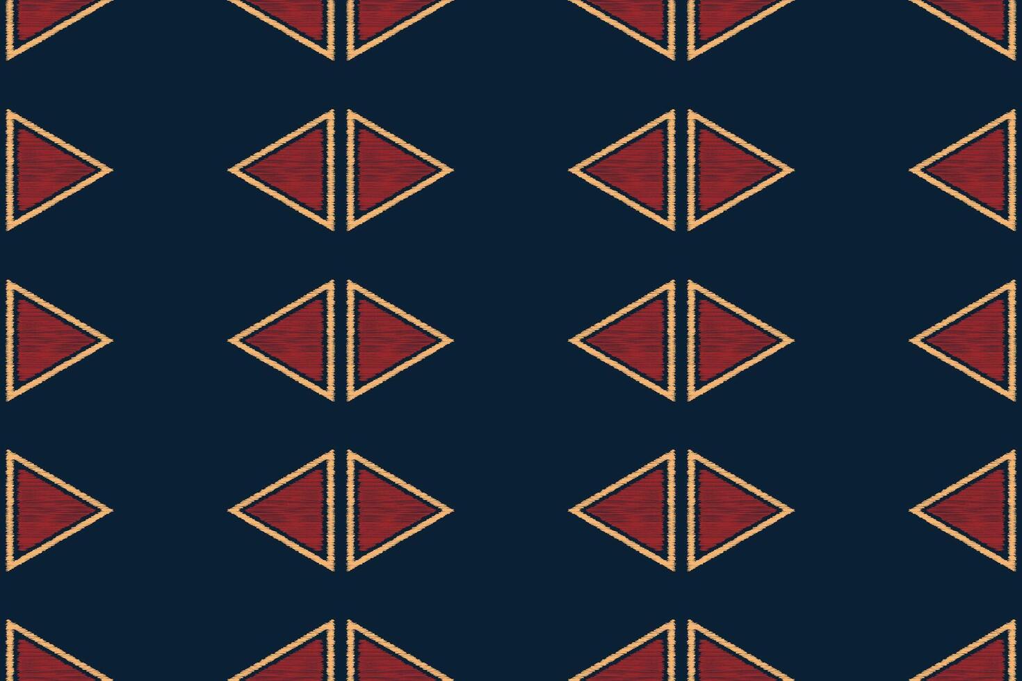 Traditional Ethnic ikat motif fabric pattern geometric style.African Ikat embroidery Ethnic oriental pattern blue background wallpaper. Abstract,,illustration.Texture,frame,decoration. vector
