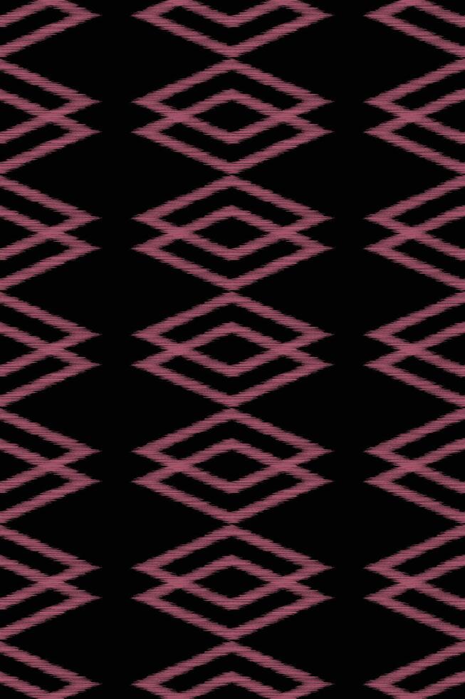 Traditional Ethnic ikat motif fabric background pattern geometric .African Ikat embroidery Ethnic oriental pattern black background wallpaper. Abstract,,illustration.Texture,frame,decoration. vector