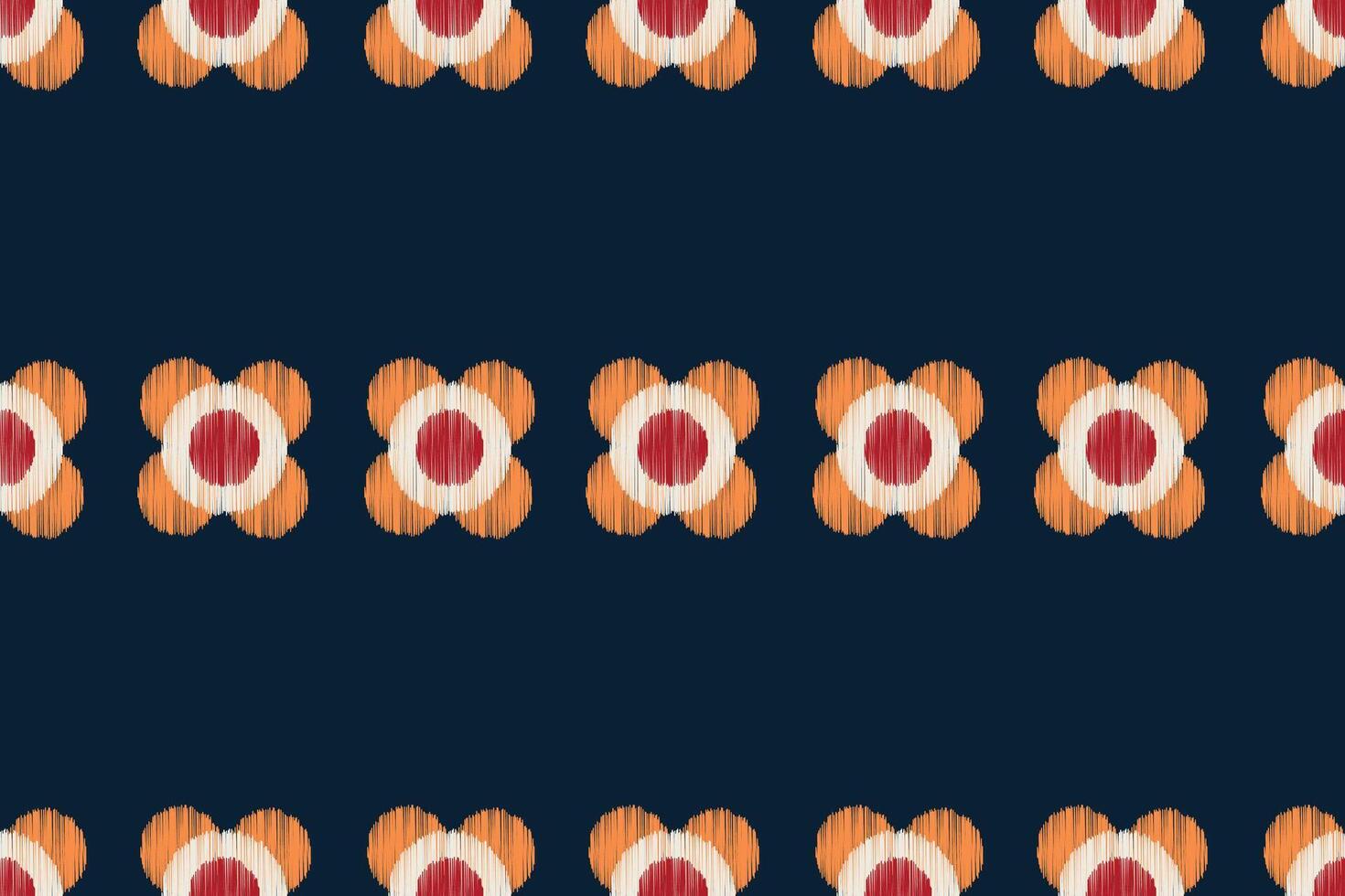 Traditional Ethnic ikat motif fabric pattern geometric style.African Ikat embroidery Ethnic oriental pattern blue background wallpaper. Abstract,,illustration.Texture,frame,decoration. vector