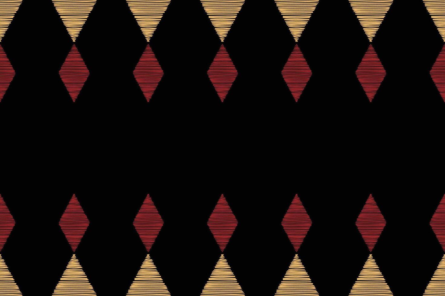 Traditional Ethnic ikat motif fabric background pattern geometric .African Ikat embroidery Ethnic oriental pattern black background wallpaper. Abstract,,illustration.Texture,frame,decoration. vector