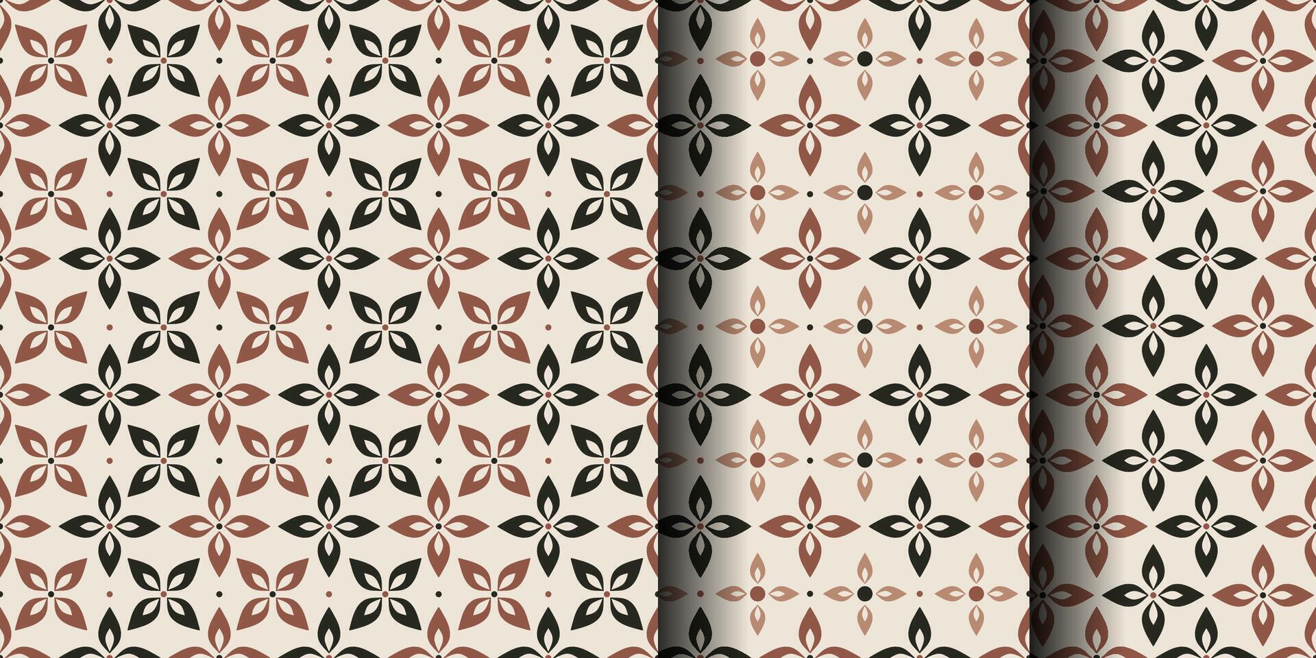 Pattern with floral geometric elements. Modern beige background for wallpaper, fabric swatch, textile, linen, curtains, silk scarfs vector