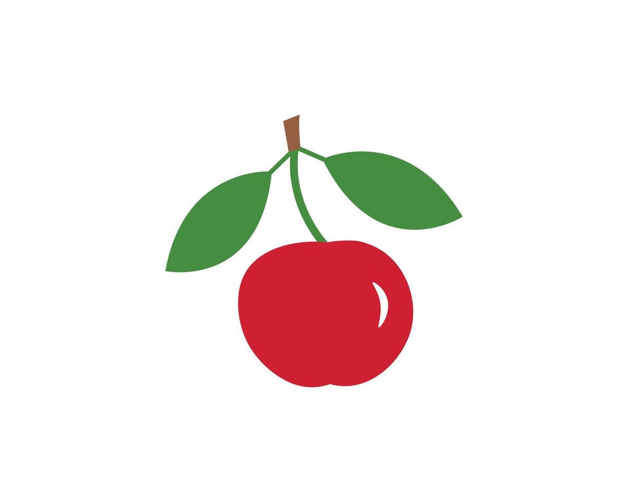 An apple illustration vector