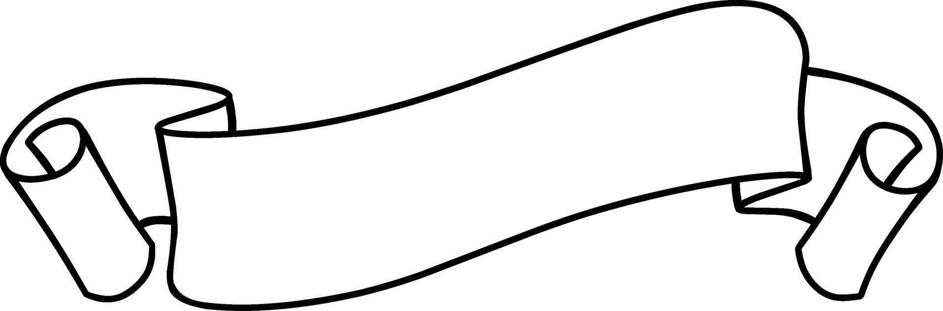 banner ribbon engraved old labels vector