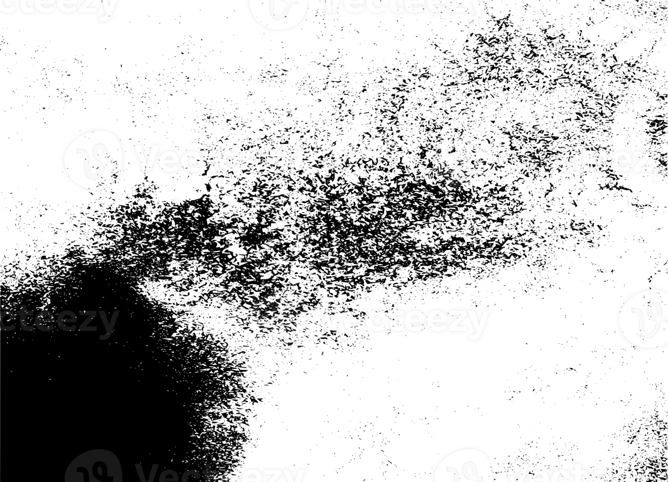 Rustic grunge texture with grain and stains. Abstract noise background. Graphic illustration with transparent background. png