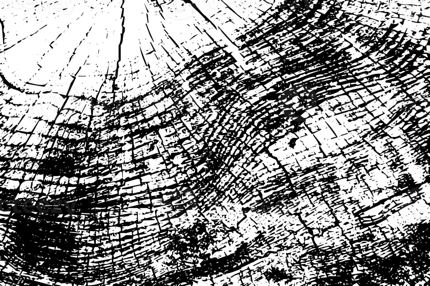 Rustic grunge texture with grain and stains. Abstract noise background. Graphic illustration with transparent background. png