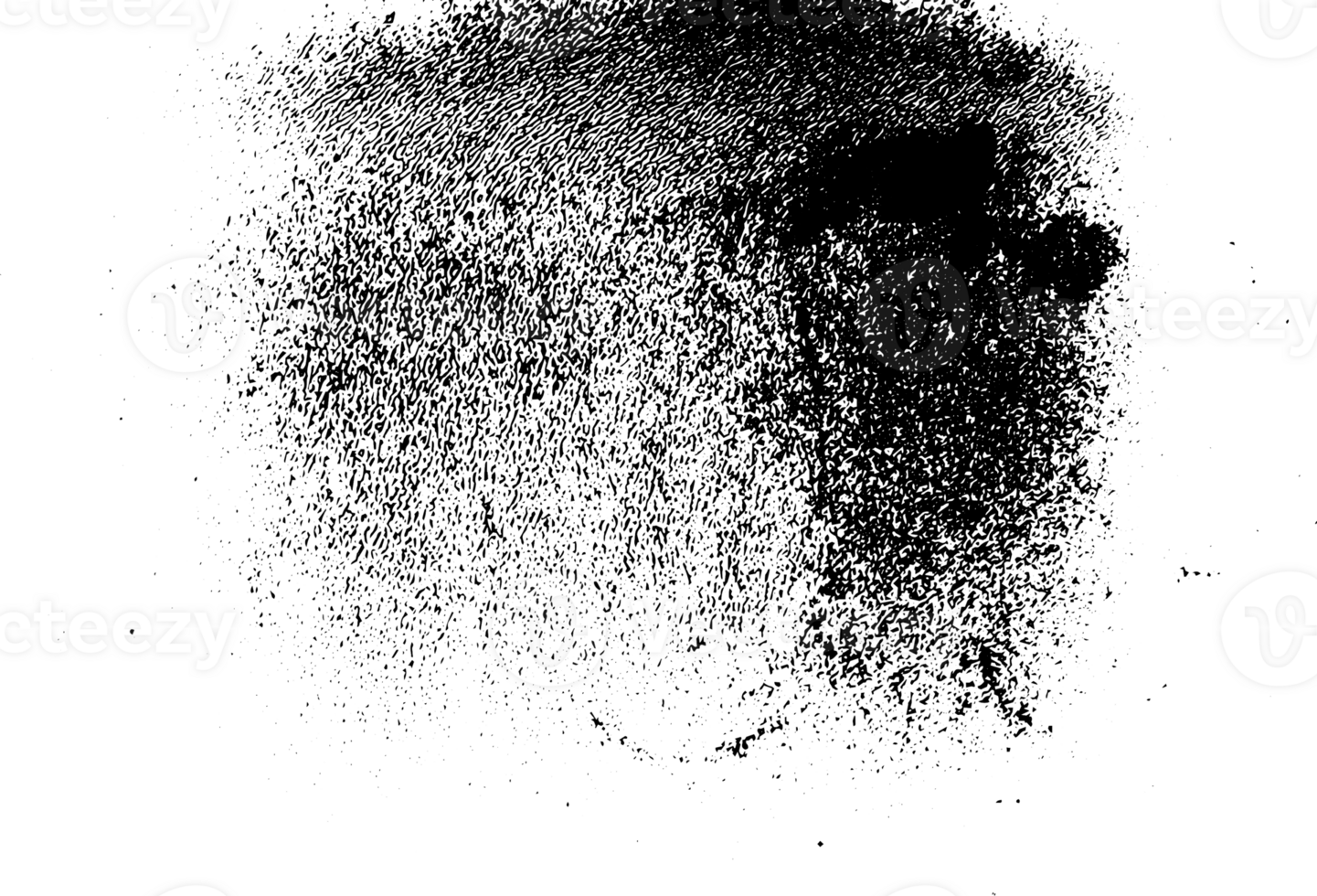 Rustic grunge texture with grain and stains. Abstract noise background. Graphic illustration with transparent background. png