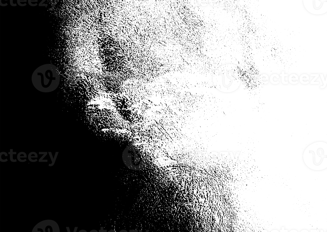 Rustic grunge texture with grain and stains. Abstract noise background. Graphic illustration with transparent background. png