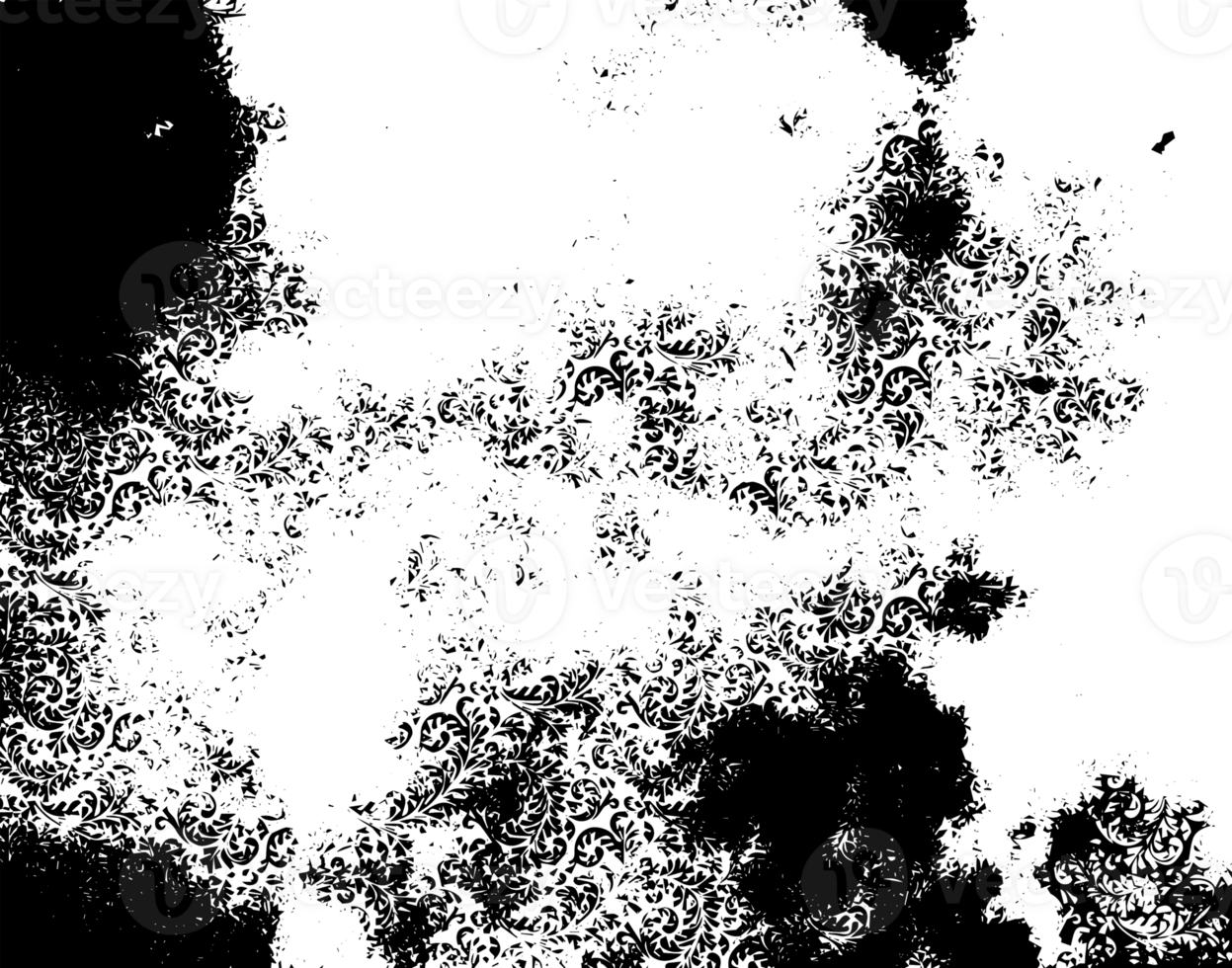 Rustic grunge texture with grain and stains. Abstract noise background. Graphic illustration with transparent background. png